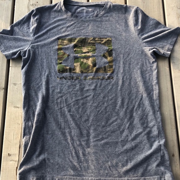 Under Armour Boy’s Camo Logo Short Sleeve Tee - Picture 5 of 7